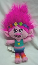 Dream Works Trolls World Tour Colorful Poppy Troll 9&quot; Plush Stuffed Animal 2020 - £11.67 GBP