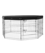 VEVOR Dog Playpen, 8 Pcs 30"H x 24"W Panels Foldable Metal Pet Exercise Pen - $1,195.33 MXN VEVOR Dog Playpen, 8 Pcs 30"H x 24"W Panels Foldable Metal Pet Exercise Pen - $1,195.33 MXN