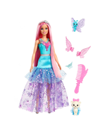Doll with 2 Fantasy Pets and Dress,  “Malibu” from  a Touch of Magic - $725.87 MXN