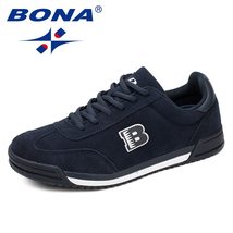 BONA New Classics Style Men Casual Shoes Lace Up Suede Leather Men Shoes Comfort - £49.04 GBP