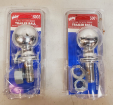 2 Qty. of Valley Mixed Trailer Hitch Balls 5001 &amp; 5003 | 2000Lb &amp; 3500Lb... - $38.57