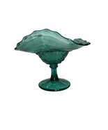 Antique Northwood Glass Compote Pedestal Bowl Dish Pamela Green - $20.36 CAD