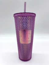 Disney Parks Starbucks Disneyland Pink Geometric Tumbler Studded Venti Cup NWT - £59.34 GBP