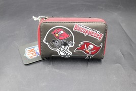 Loungefly NFL Tampa Bay Buccaneers Patches Zip Around Wallet Wallet NWT - £31.14 GBP