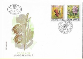 FDC 1989 Yugoslavia Serbia Flora Flowers Nature Philately Postal History - £3.20 GBP