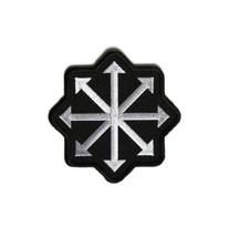 ARROWS OF CHAOS 3&quot; iron on patch (5435) Chaos Cross Star (C40) - £4.98 GBP