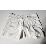 Abercrombie &amp; Fitch Woman&#39;s White Shorts Stretch-Size 00-New York - $16.69 CAD