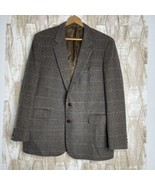 Vintage Robert Alexandar R46 Blazer Jacket Suit Wool Camel Hair Leather ... - $775.66 MXN