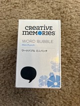 Creative Memories Word Bubble Mini Punch brand new in box - £7.31 GBP