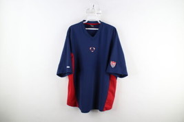 Vintage Nike Mens Large Travis Scott Center Swoosh USA Soccer Training Jersey - £53.88 GBP