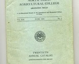 1936 North Texas Agricultural College Annual Bulletin Arlington UTA - $34.61