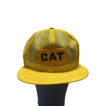 Rare Hard To Find Vintage Cat Patch Trucker Style Snapback Hat  - £38.81 GBP