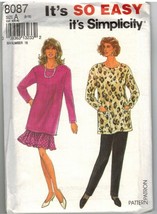 Simplicity Uncut Sewing Pattern #8087 Misses&#39; Pants Skirt Tunic Size A (8 - 18) - £4.50 GBP