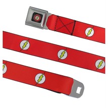 The Flash Symbol Seatbelt Belt Red - £25.09 GBP