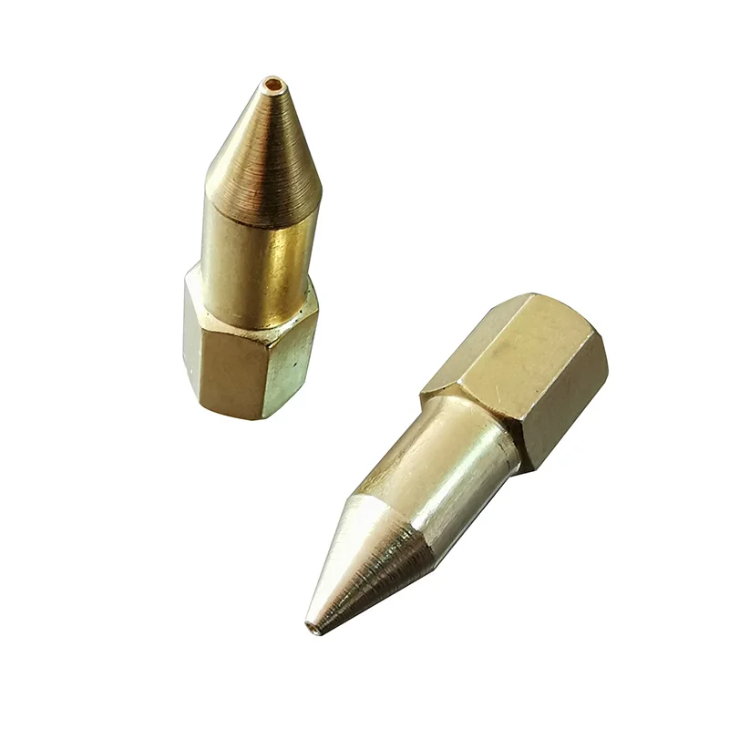 2 Pcs Copper-plated Grease Gun Nozzle - Universal butter nozzle grease nipple - £9.75 GBP