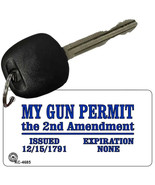 My Gun Permit The 2nd Amendment Metal Key Chain - €10,49 EUR