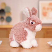 Simulation Rabbit Plush Toys Stuffed Soft Hairy Hare Dolls Cute Toy Pillow For K - £12.54 GBP