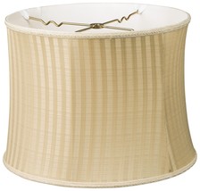 Royal Designs Bell Drum Designer Lamp Shade, Light Beige Checkers, 12 x 13 x 10 - $68.26