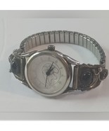 Vintage Native American Onyx Watch, small stretch band - $136.77 CAD