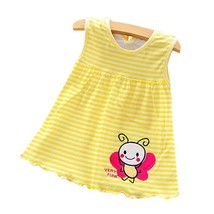Baby Fall Yellow Cotton Dress Sleeveless Cute   r Tank Dress Birthday Pa... - £42.20 GBP