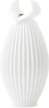 Vase Bungalow 5 Agrippa White Gloss Hand-Crafted Blanc De Chine Porcel - £235.14 GBP