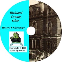 1901 History &amp; Genealogy of RICHLAND County Ohio OH - £4.61 GBP