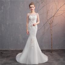 Elegant beautiful Mermaid Lace wedding dress - $224.00