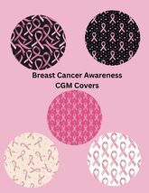 Breast Cancer Awareness CGM Patch, Dexcom G6/Libre/Omnipod Cover (Pack o... - $12.99