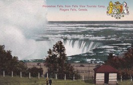 Horseshoe Falls Niagara Canada from Falls View Tourists Camp Postcard C58 - £2.39 GBP