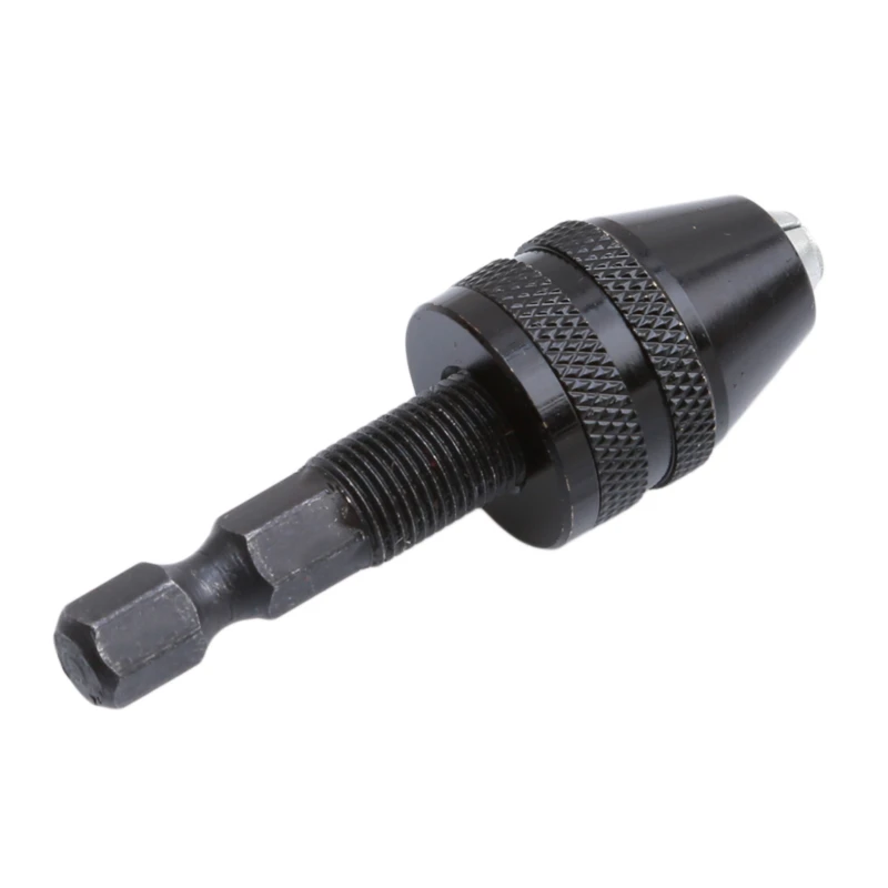 Hex Drill Bits Adapter Keyless Shaft Chuck Clamp 0.3-3.6 mm Electric Mot... - $2,991.24 MXN