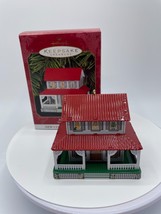 Hallmark Keepsake Ornament Metal Farm House Town And Country Series 1999... - $10.44