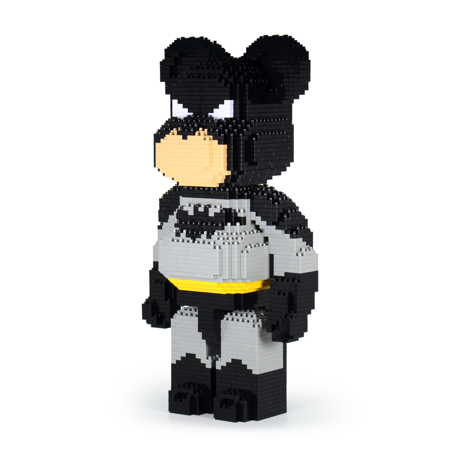 Batman Bearbrick Brick Sculpture (JEKCA Lego Bricks) DIY Kit Item image 2