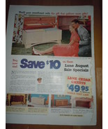 Vintage Lane August Sale Specials Print Magazine Advertisement 1952 - $6.77 CAD