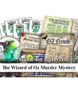 WIZARD OF OZ murder mystery dinner party game.  Instant Download. | Prin... - $19.95