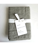 Pottery Barn Belgian Flax Linen Standard Sham Loden Green New - $37.83
