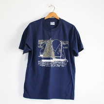 Vintage Nautical Sail Boat T Shirt Large - £13.92 GBP