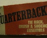 Quarterback The Rack, Brush &amp; Shoehorn Ensemble Football ODS1 - $29.69