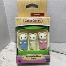 Calico Critters Marshmallow Mouse Triplets New 2 Girls One Boy - £14.00 GBP