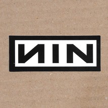 NIN Nine Inch Nails - Vinyl Sticker 1.25&quot; x 3&quot; Band Waterproof Durable Sunproof - £3.10 GBP