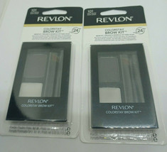 2 Pack Revlon ColorStay Brow Kit 101 Soft Black - SEALED - £10.12 GBP