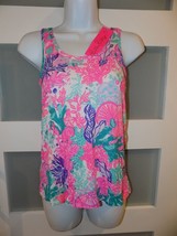 Lilly Pulitzer Pj Knit Tank Seaside Carnivale Knit Size Xxs Women&#39;s New - £26.19 GBP