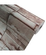 Brick Wood - Self-Adhesive Wallpaper Home Decor (Roll) - £19.46 GBP