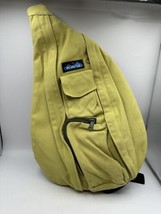 Kavu Rope Sling Backpack Crossbody Bag Canvas Lt Olive Green Commute Out... - £18.90 GBP