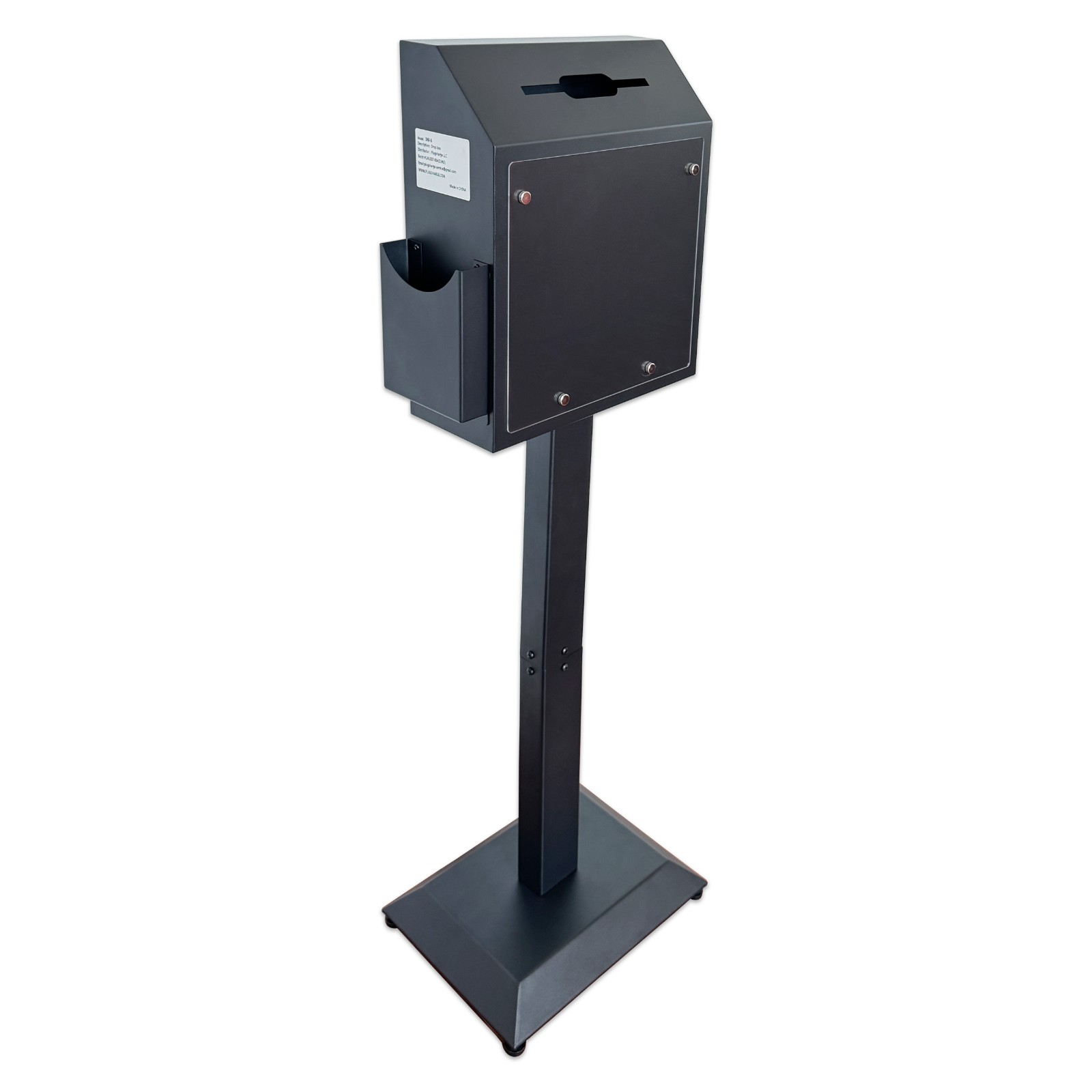 OPEN BOX Suggestion Box with Stand, Floor Standing Offering Box, Donatio... - $99.99