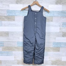 Old Navy Insulated Snow Bib Gray Snap Button Pocket Ski Toddler Boy Unis... - $29.69