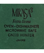 5 Mikasa Hunter Latte Mugs Set Vintage Green Tall Emboss Coffee Cup C Ha... - £62.66 GBP
