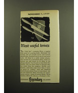 1959 Gerber Legendary Blades Chef Set Ad - Most useful knives - £14.55 GBP