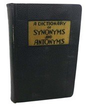 Joseph Devlin A Dictionary Of Synonyms And Antonyms 1st Edition 1st Printing - £42.33 GBP
