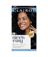Clairol Nice&#39;n Easy Permanent Hair Dye, 2 Black Hair Color, Pack of 1 - $13.30