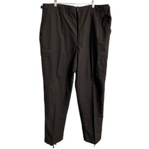 Tru Spec Pants  Mens Uniform XLT  Front Zip Black Tall Rip Stop - $25.19